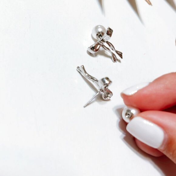 pearl earrings #1068 - Picture 4 of 4